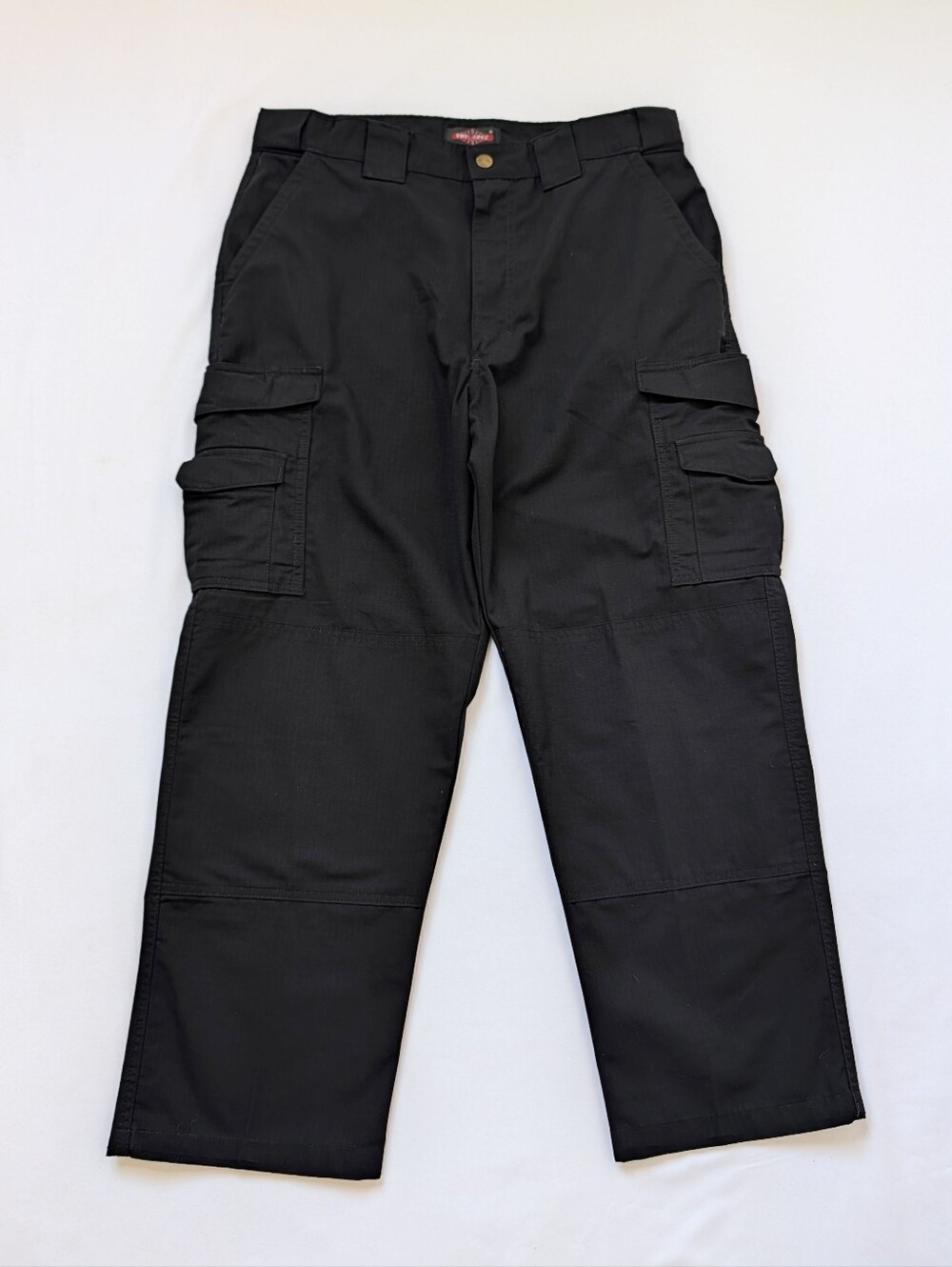 TRU-SPEC Men's Tactical Cargo Pants Black Ripstop Utility Work Size 34x30